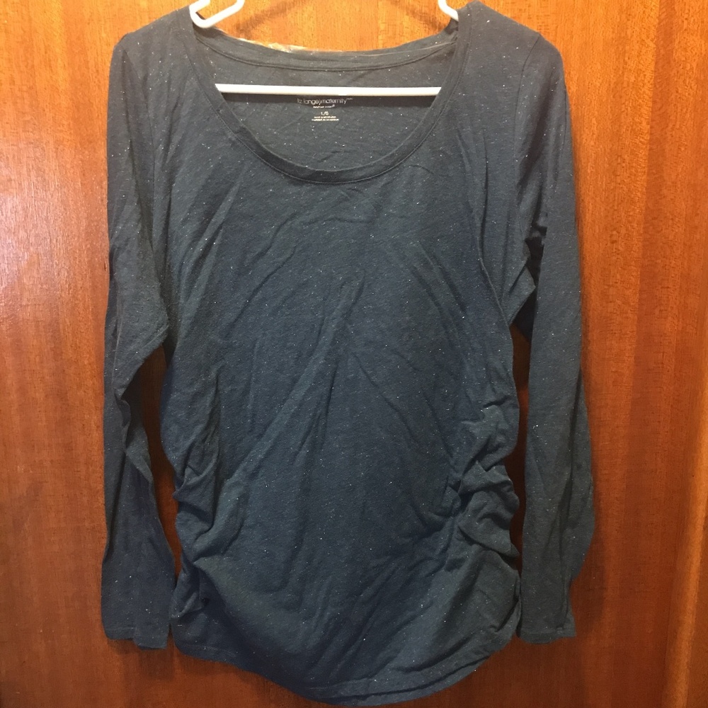 Liz Lange Maternity Shirt Size L